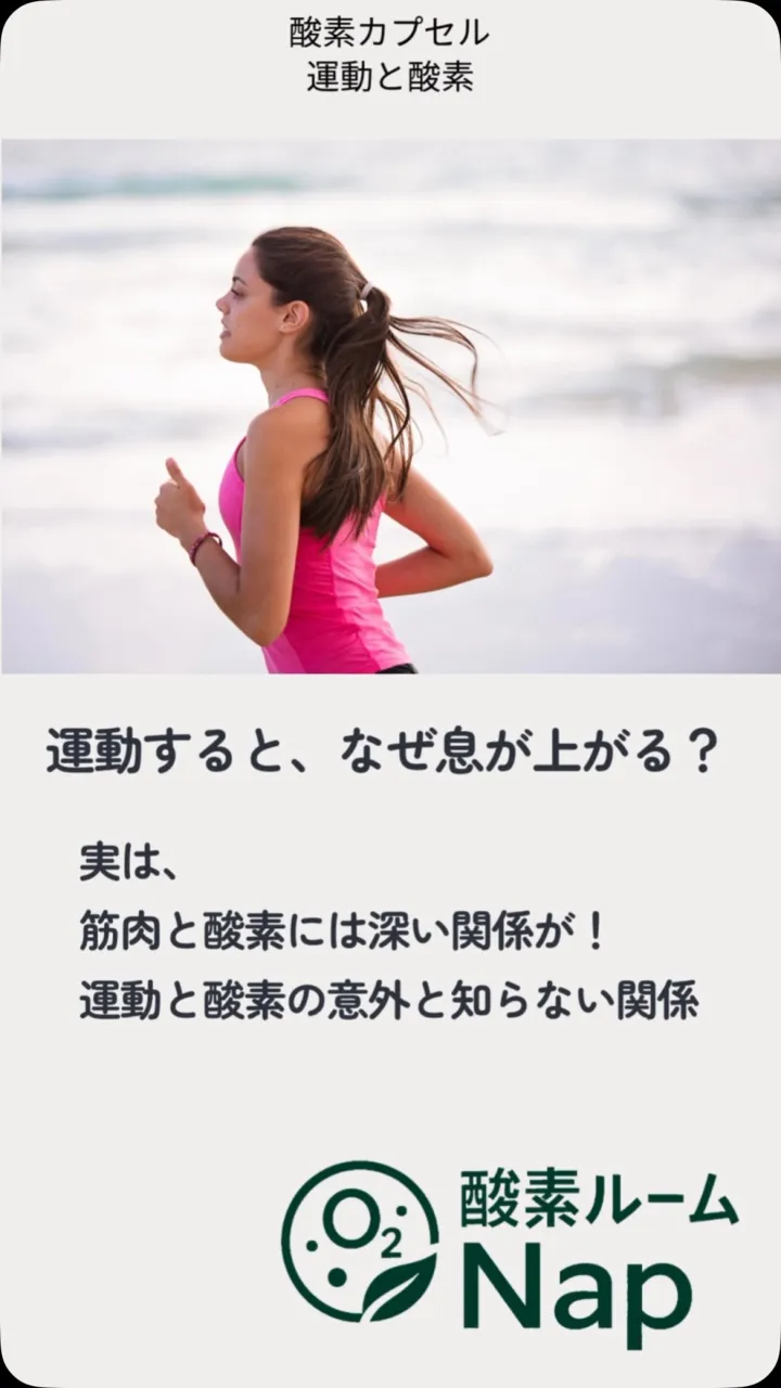 🏃 運動すると、なぜ息が上がる？